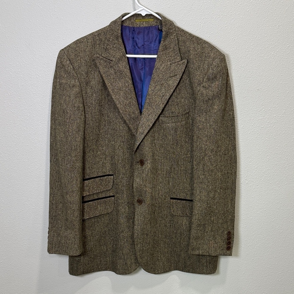 Ted‎ Baker Tweed Brown Blazer sorts coat